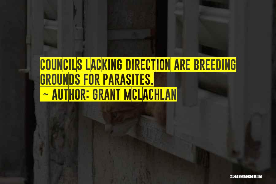 Lacking Direction Quotes By Grant McLachlan