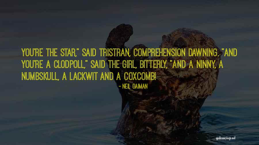Lackwit Quotes By Neil Gaiman Lackwit Quotes By Neil Gaiman