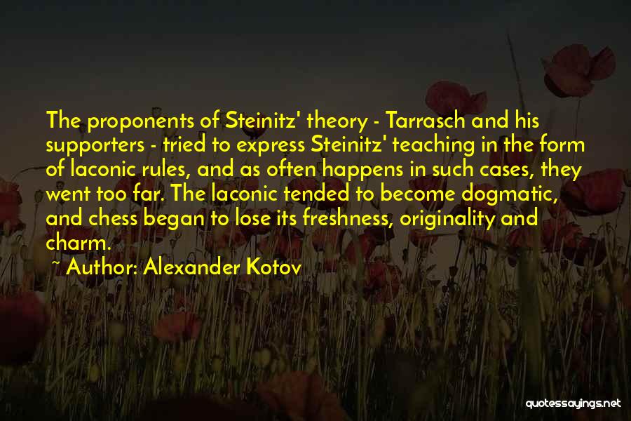 Laconic Quotes By Alexander Kotov