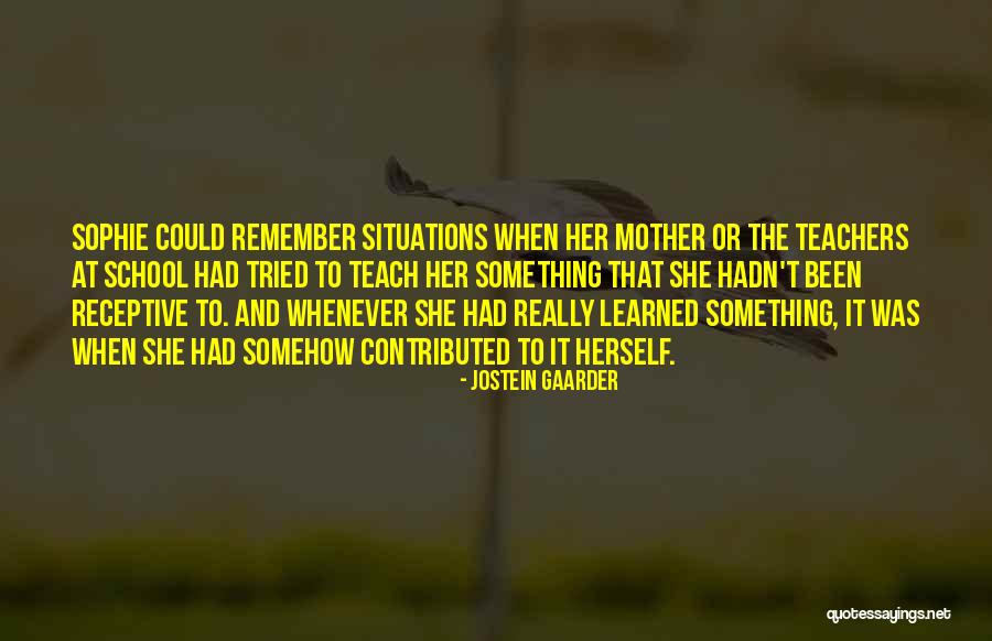 Ladainian Thomas Quotes By Jostein Gaarder Ladainian Thomas Quotes By Jostein Gaarder
