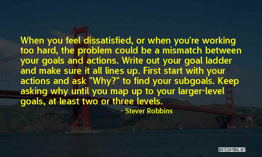 Ladder Quotes By Stever Robbins