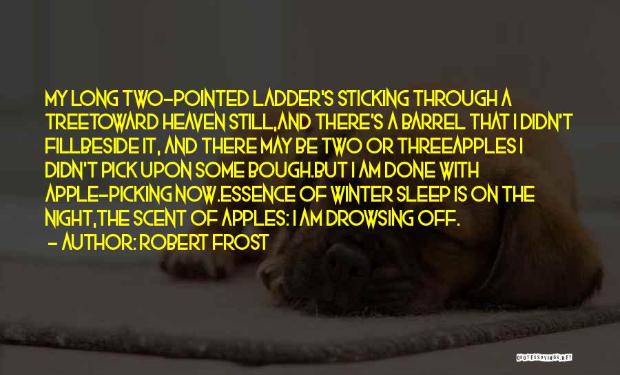 Ladder To Heaven Quotes By Robert Frost