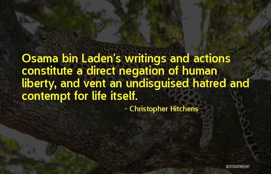 Laden Quotes By Christopher Hitchens