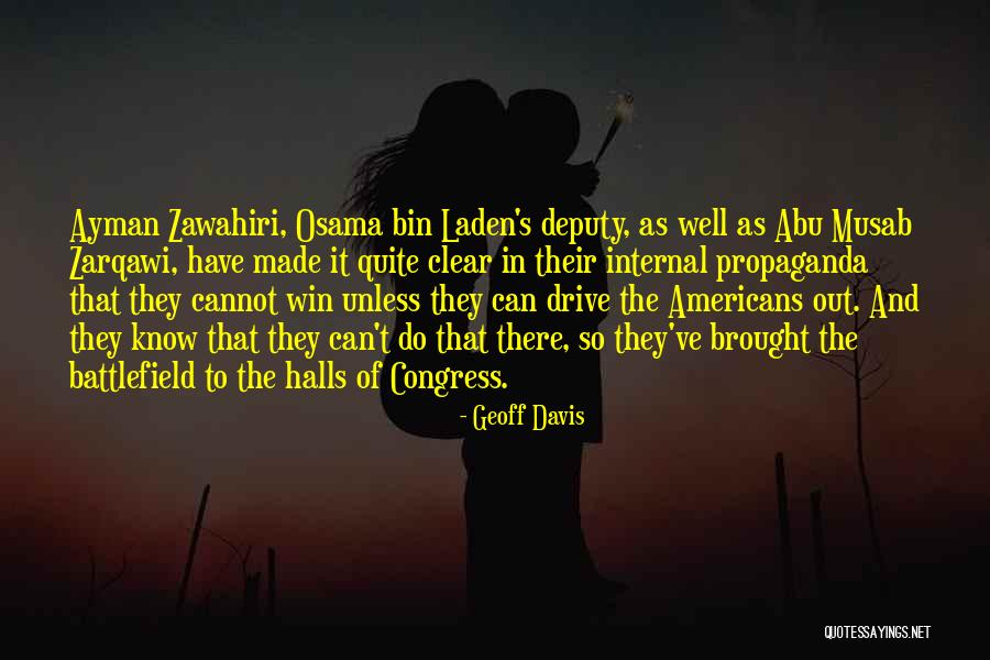 Laden Quotes By Geoff Davis