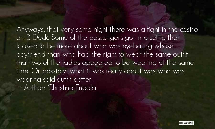 Ladies Night Quotes By Christina Engela