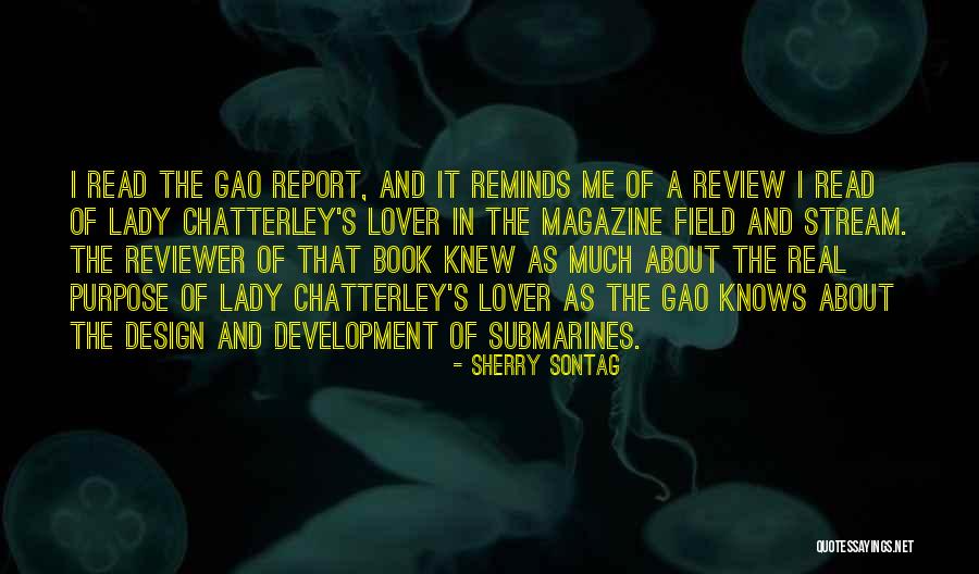Lady Chatterley Lover Quotes By Sherry Sontag
