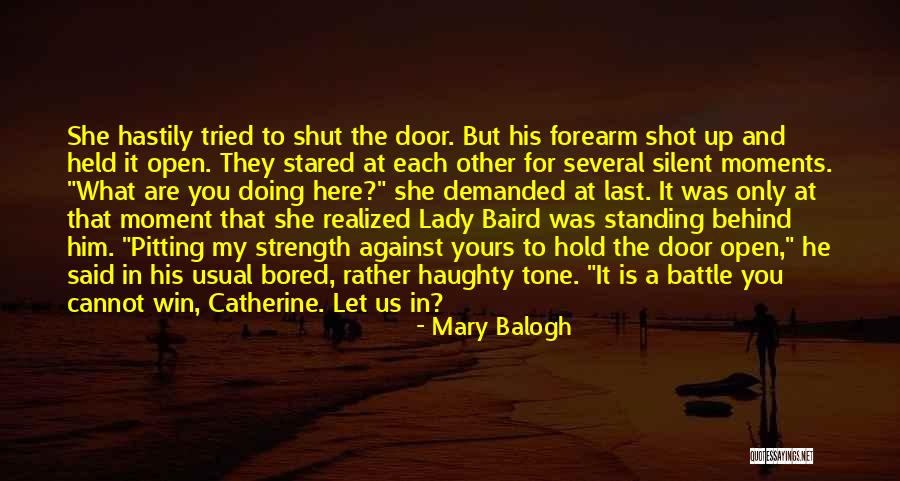 Lady Door Quotes By Mary Balogh Lady Door Quotes By Mary Balogh