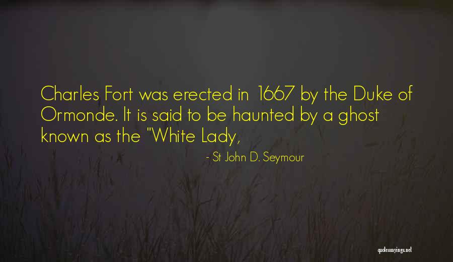 Lady In White Quotes By St John D. Seymour Lady In White Quotes By St John D. Seymour