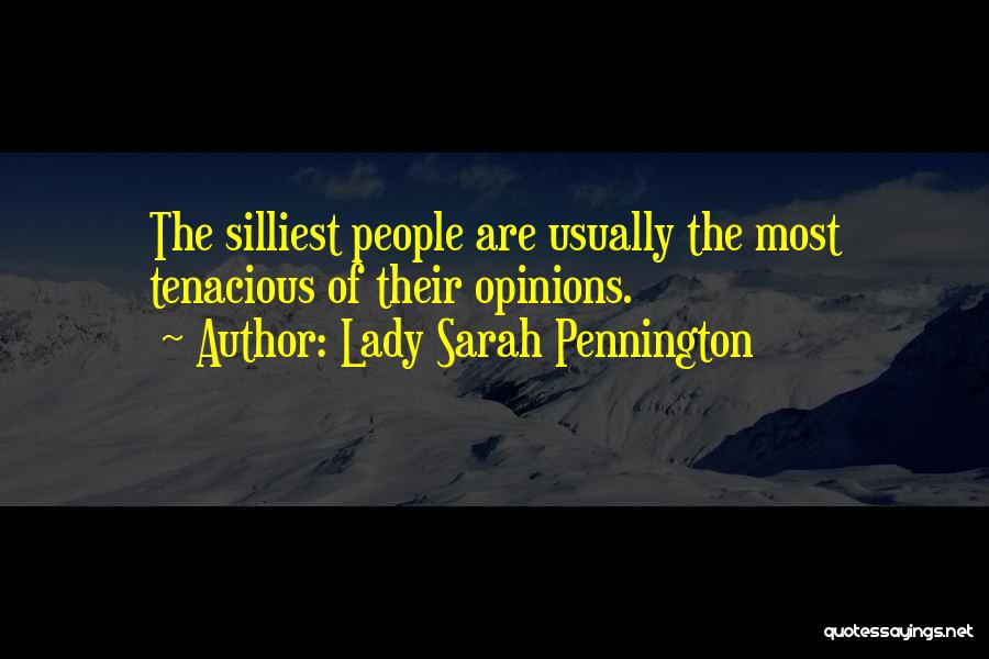 Lady Sarah Pennington Quotes 2136198