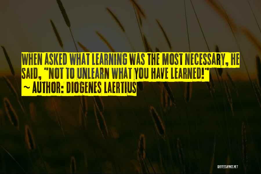 Laertius Diogenes Quotes By Diogenes Laertius