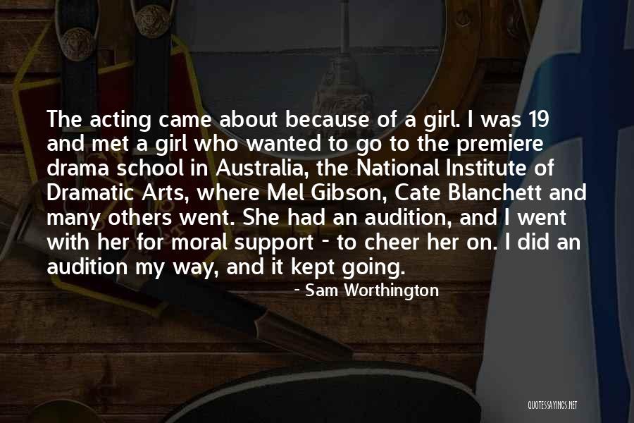 Laeticia Boudou Quotes By Sam Worthington Laeticia Boudou Quotes By Sam Worthington