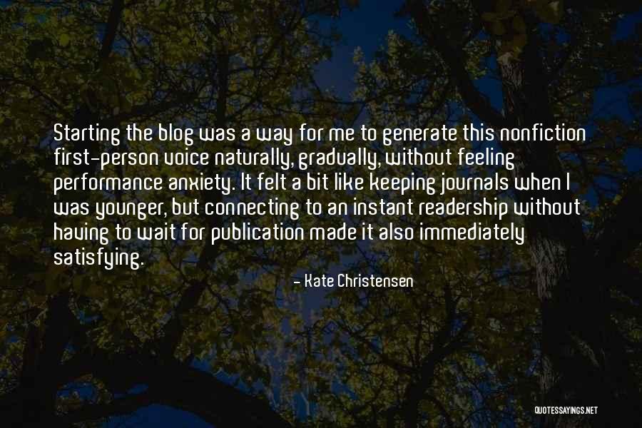 Laface Mcgovern Quotes By Kate Christensen Laface Mcgovern Quotes By Kate Christensen