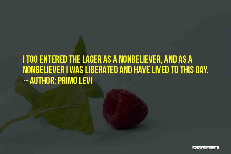 Lager Quotes By Primo Levi