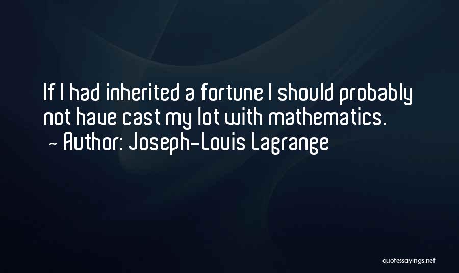 Lagrange Quotes By Joseph-Louis Lagrange