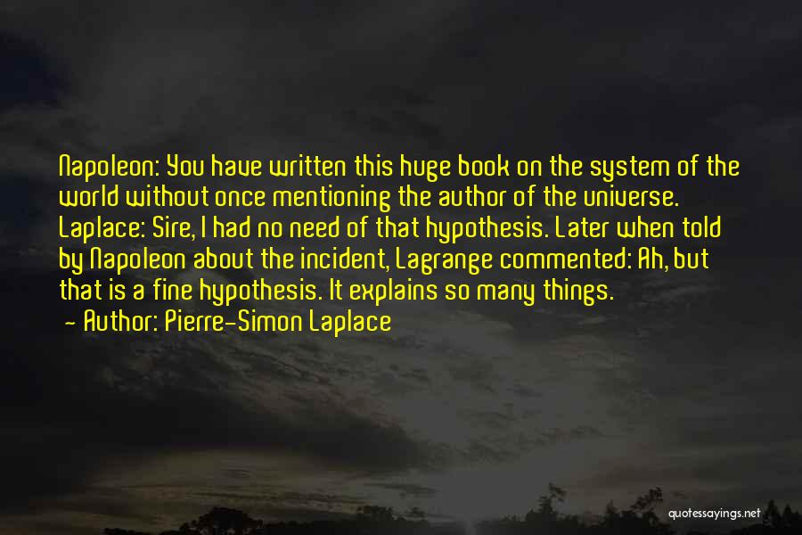 Lagrange Quotes By Pierre-Simon Laplace