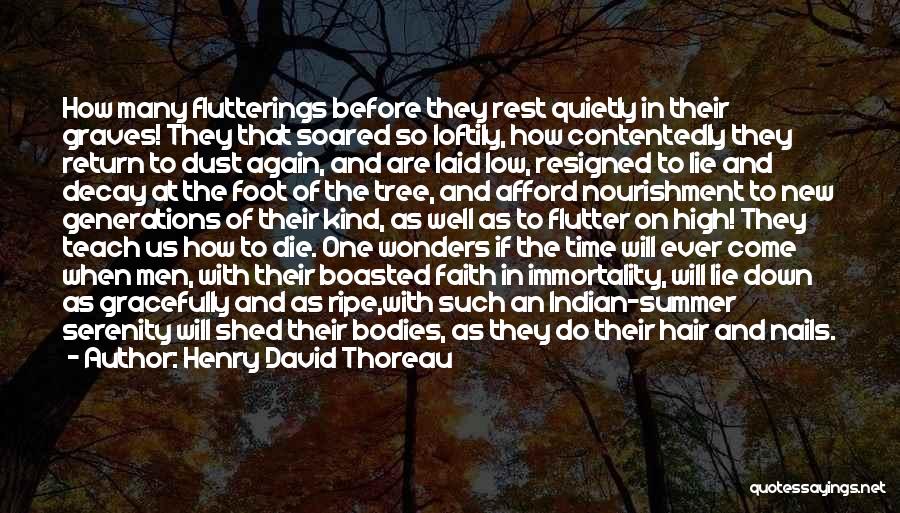 Laid To Rest Quotes By Henry David Thoreau