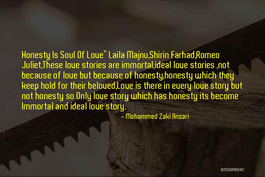 Laila Majnu Love Quotes By Mohammed Zaki Ansari