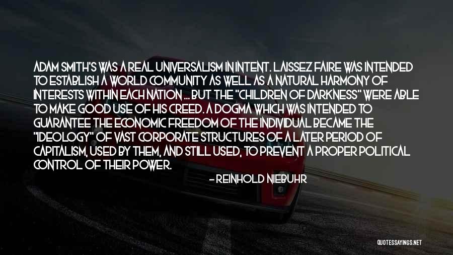 Laissez Faire Quotes By Reinhold Niebuhr