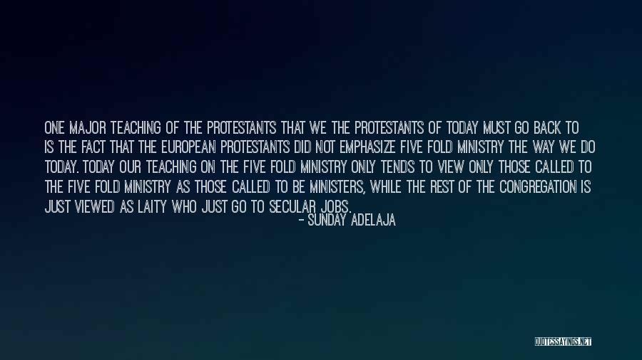 Laity Sunday Quotes By Sunday Adelaja