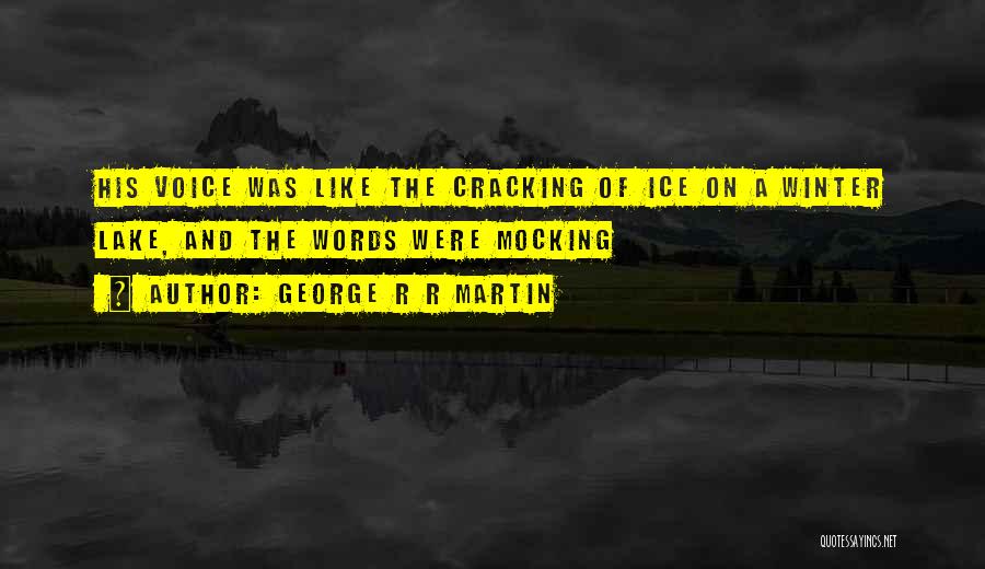 Lake George Quotes By George R R Martin