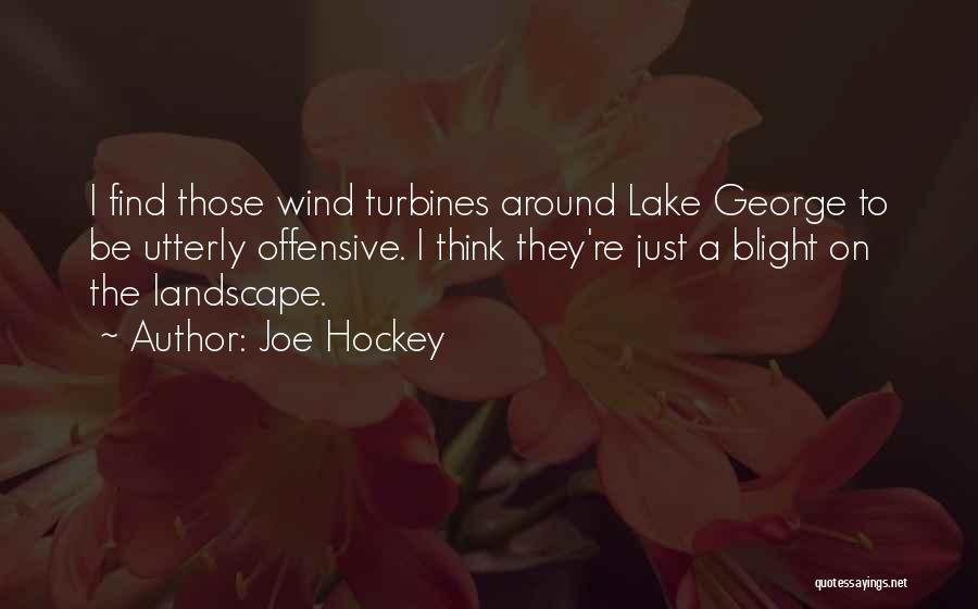 Lake George Quotes By Joe Hockey