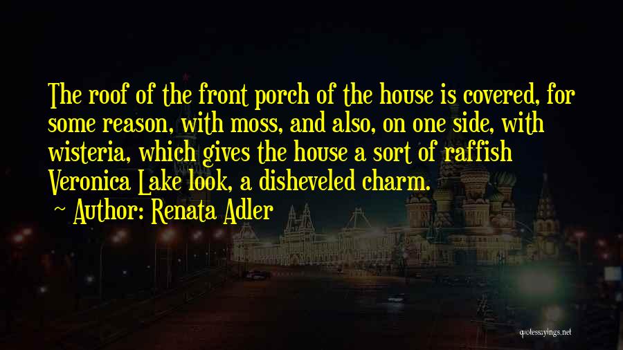Lake House Quotes By Renata Adler