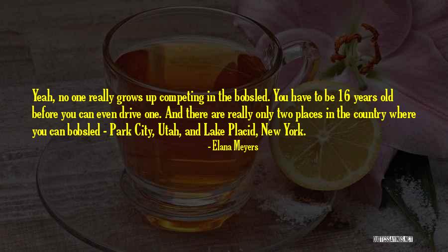 Lake Placid Quotes By Elana Meyers