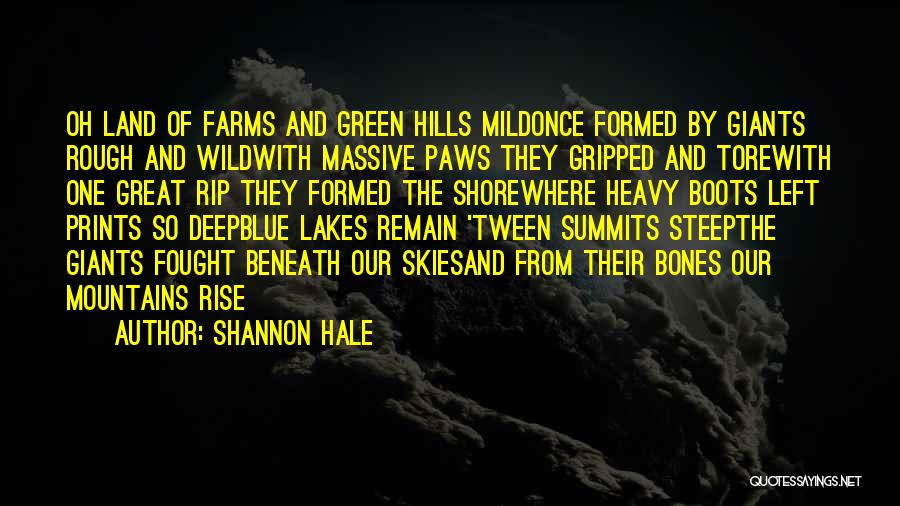 Lakes And Mountains Quotes By Shannon Hale