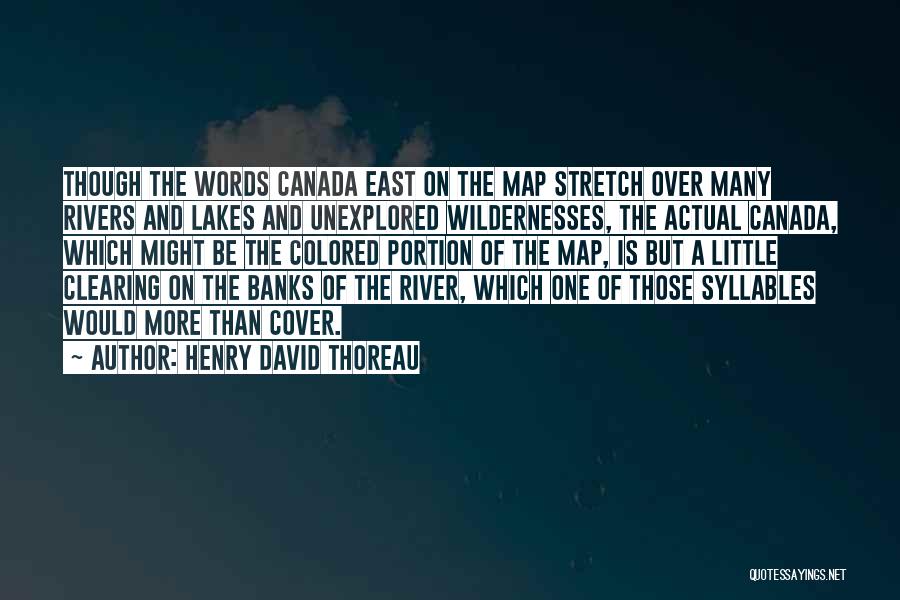 Lakes And Rivers Quotes By Henry David Thoreau