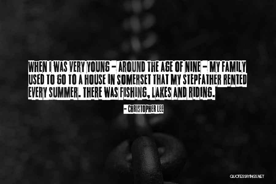 Lakes And Summer Quotes By Christopher Lee