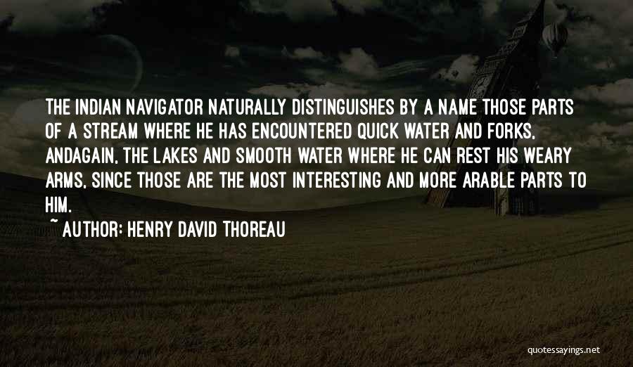 Lakes And Water Quotes By Henry David Thoreau