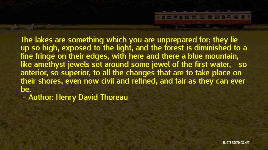 Lakes And Water Quotes By Henry David Thoreau