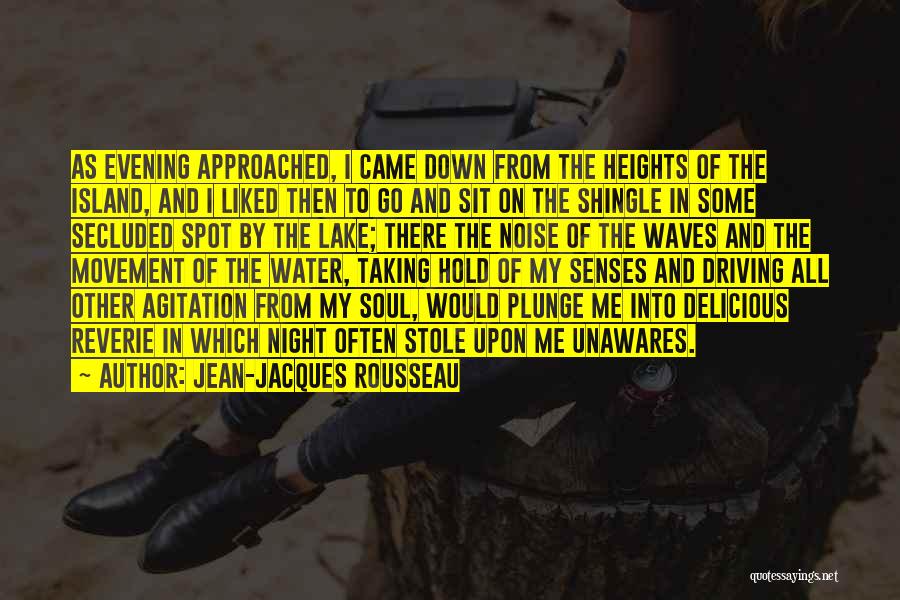 Lakes And Water Quotes By Jean-Jacques Rousseau