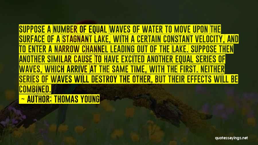 Lakes And Water Quotes By Thomas Young