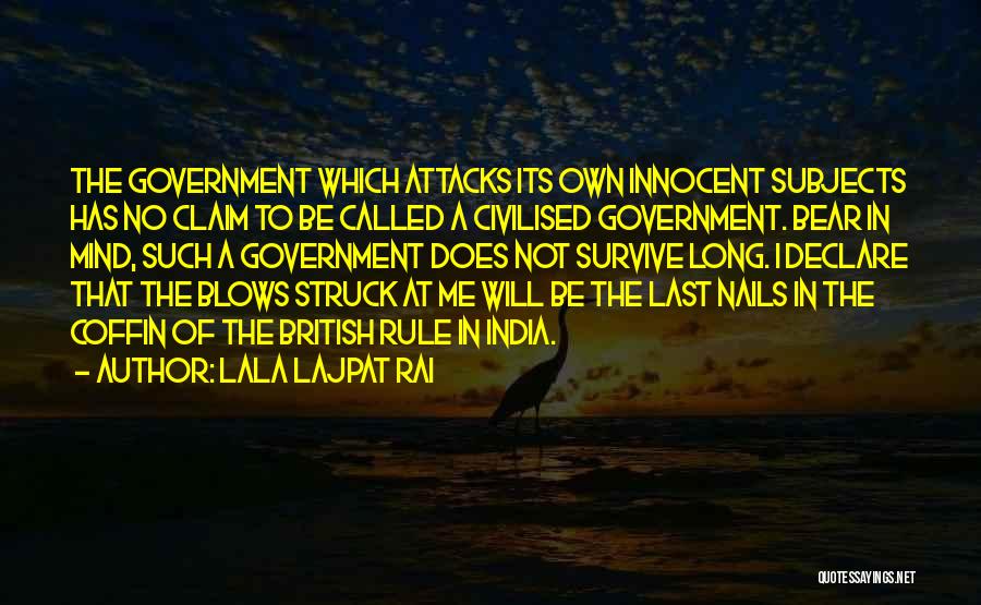 Lala Lajpat Rai Quotes 111503