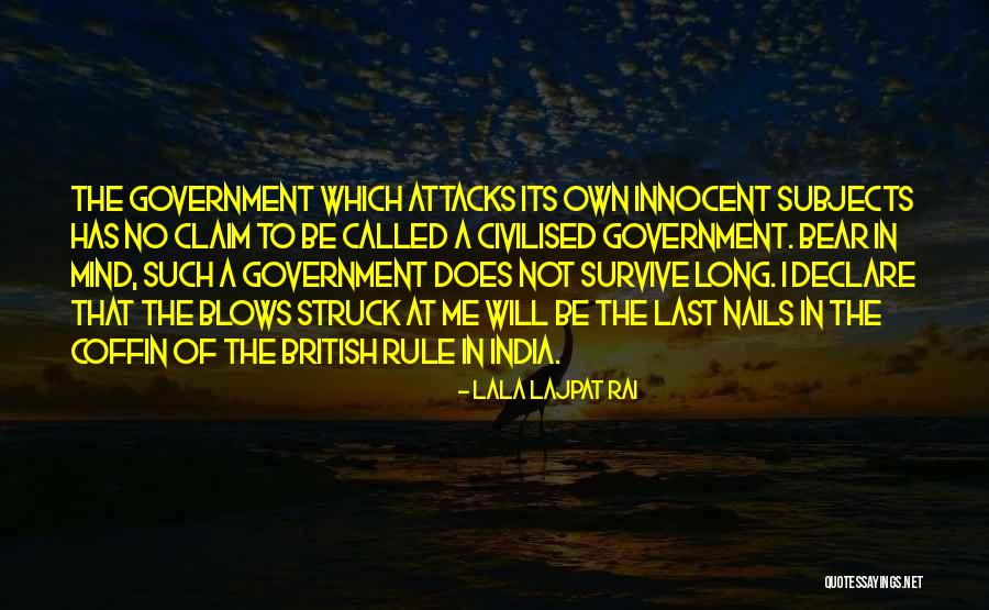 Lala Lajpat Rai Quotes 111503