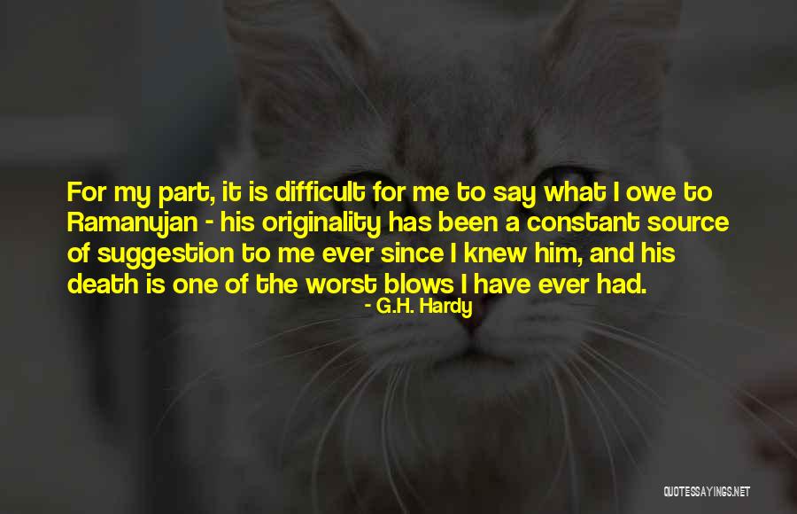 Lalami Quotes By G.H. Hardy Lalami Quotes By G.H. Hardy