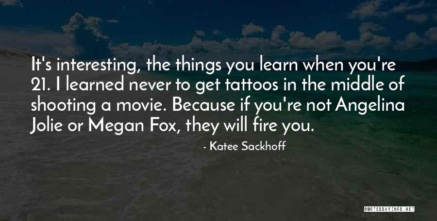 Laleh Mehrrafiee Quotes By Katee Sackhoff Laleh Mehrrafiee Quotes By Katee Sackhoff