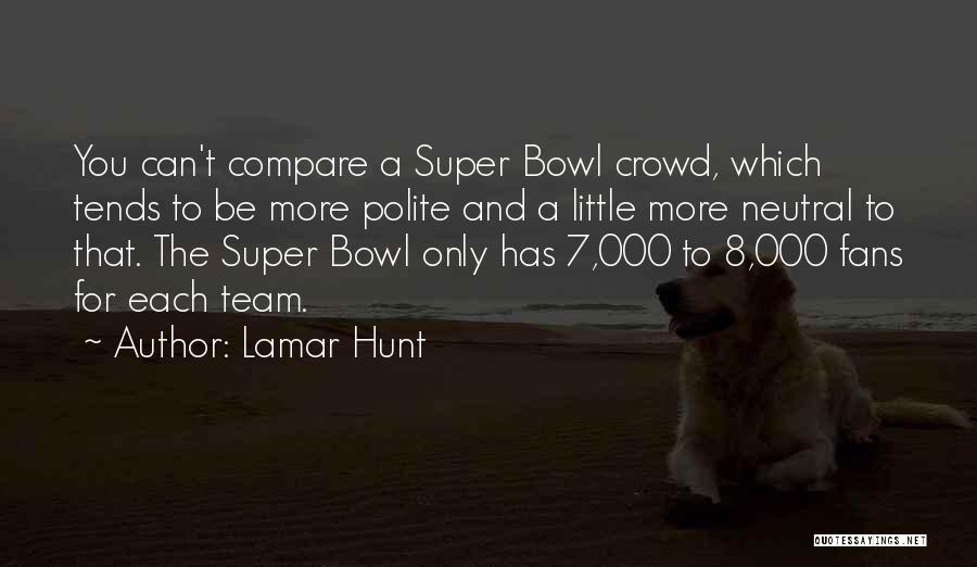 Lamar Hunt Quotes 1459966