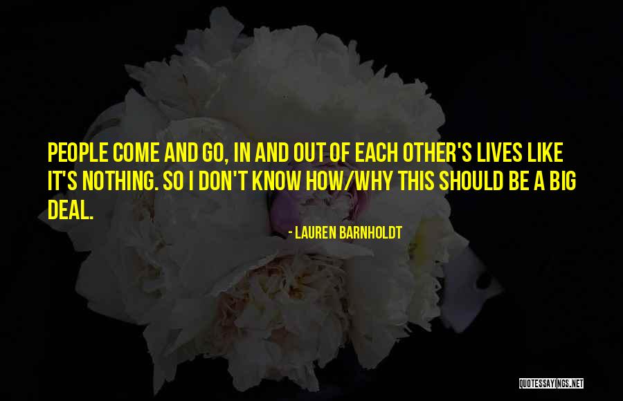 Lamarche Importation Quotes By Lauren Barnholdt