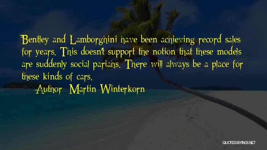 Lamborghini Car Quotes By Martin Winterkorn