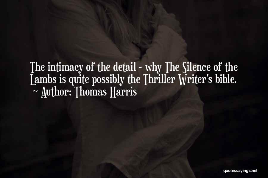 Lambs Quotes By Thomas Harris