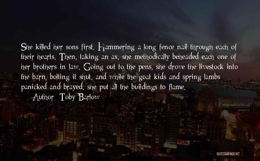 Lambs Quotes By Toby Barlow
