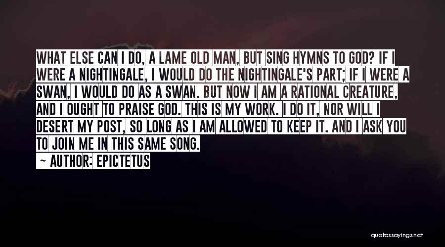 Lame Man Quotes By Epictetus
