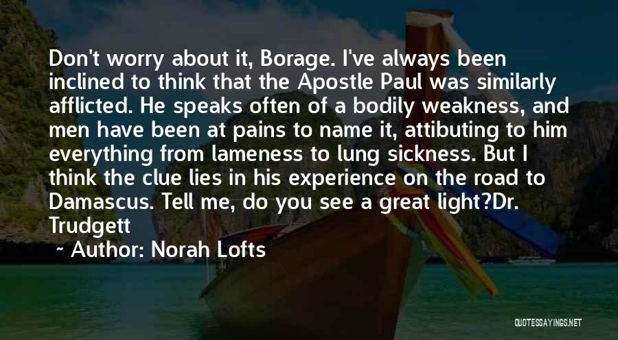 Lameness Quotes By Norah Lofts