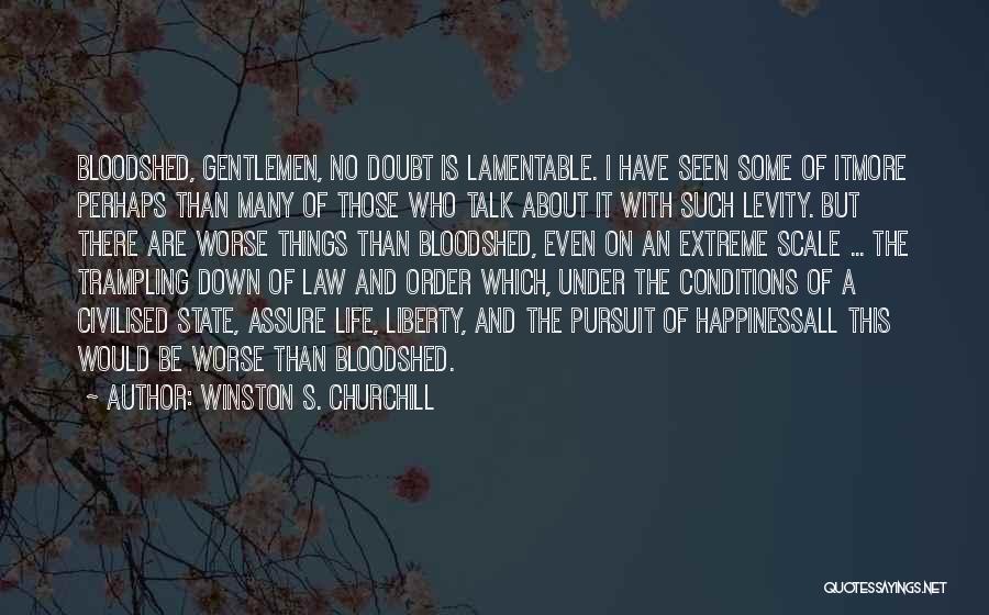 Lamentable Quotes By Winston S. Churchill