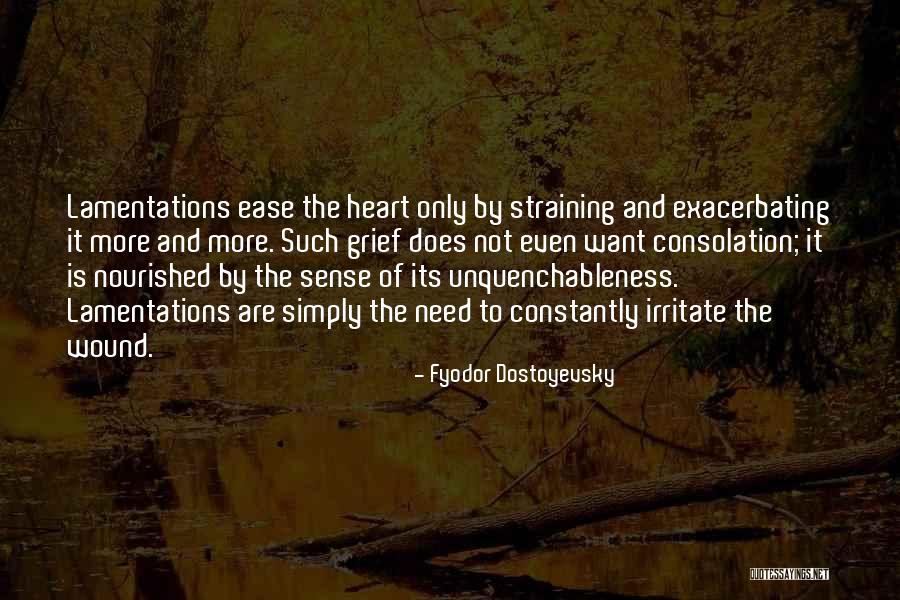 Lamentations Quotes By Fyodor Dostoyevsky Lamentations Quotes By Fyodor Dostoyevsky