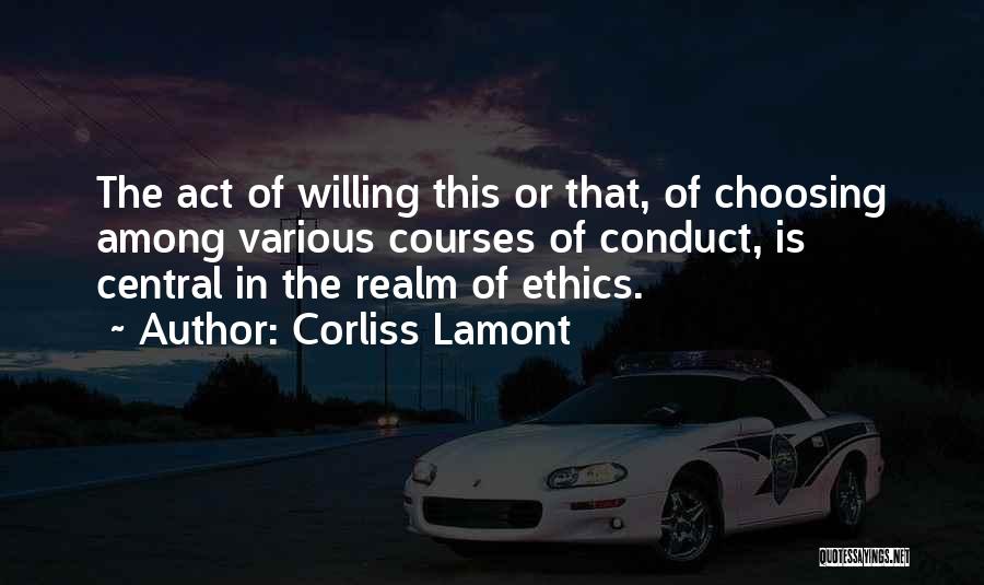 Lamont Quotes By Corliss Lamont