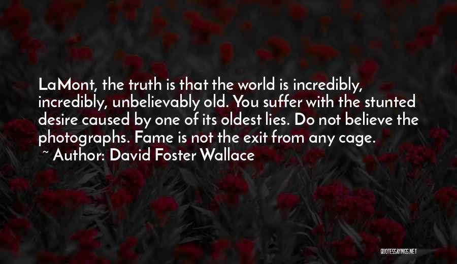 Lamont Quotes By David Foster Wallace