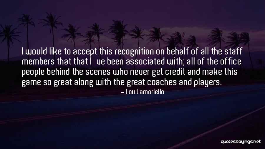 Lamoriello Co Quotes By Lou Lamoriello Lamoriello Co Quotes By Lou Lamoriello